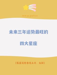2025年星座生肖运势：挑战与机遇，迎接精彩未来！