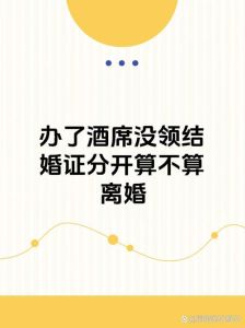 未领证同居酒席变局：法律处理攻略揭秘