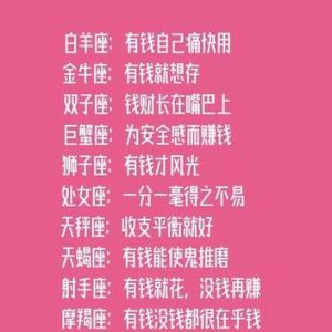 揭秘AA制星座：水瓶射手天秤的独特金钱观