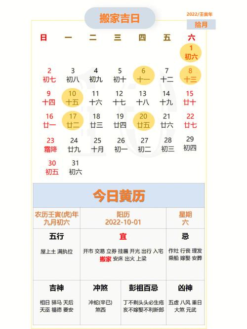 什么时候搬家最吉利2022年：黄道吉时助你乔迁之喜