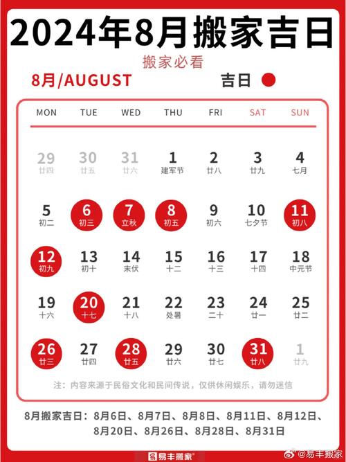 搬家黄道吉日测算：选对吉日，好运入宅！