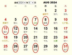 2024年最好的黄道吉日：吉时吉日挑选指南