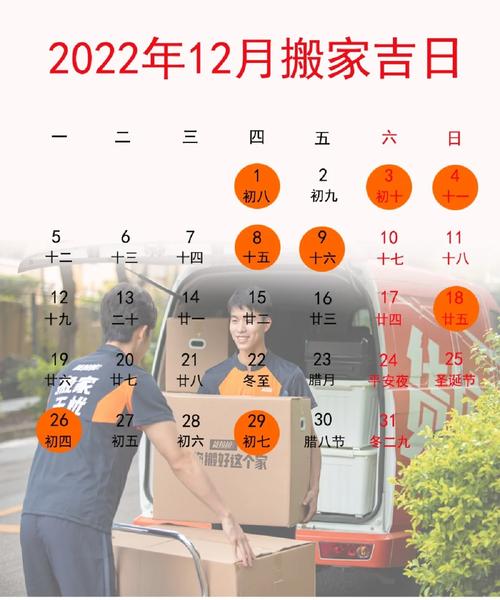 12月搬家最佳时间：开启2024年新生活好运之旅