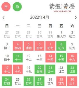 2022年4月黄道吉日搬家指南，揭秘6大吉日避冲煞！