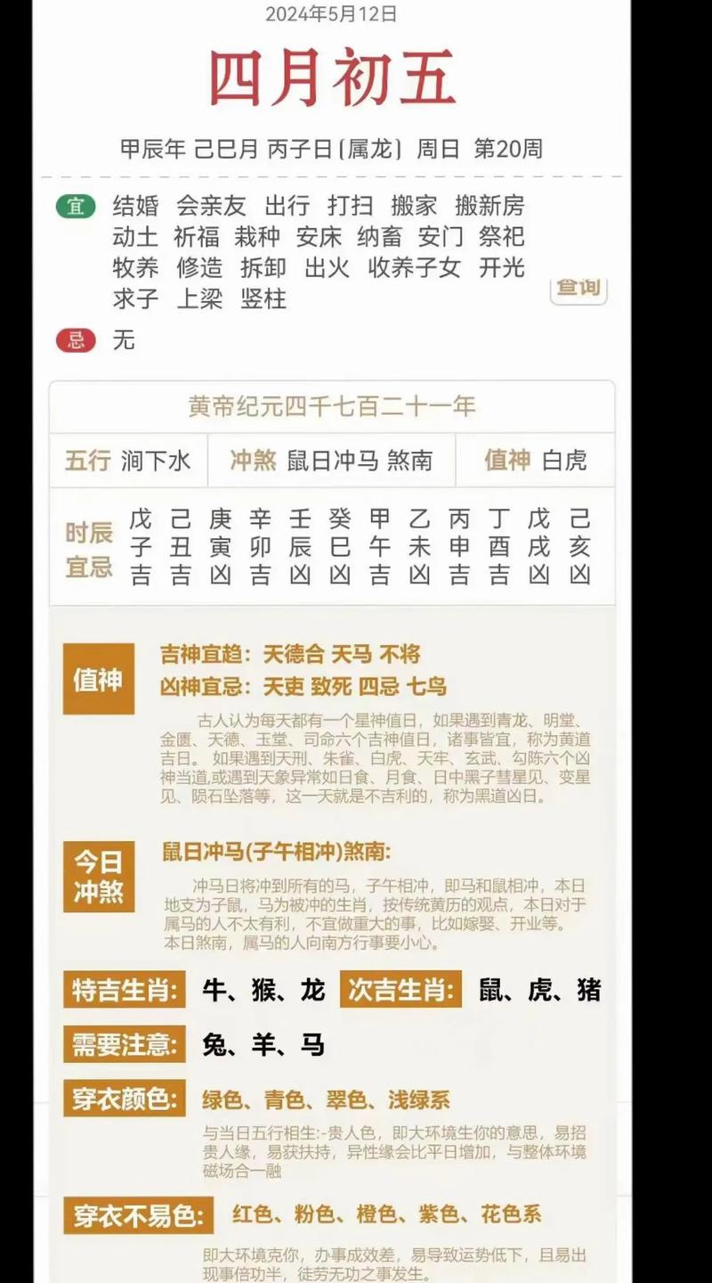 2024年12月10日老黄历生肖运势解析