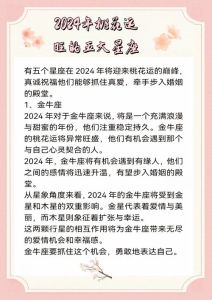 12月运势大揭秘：四大星座桃花盛开，爱情事业双丰收！