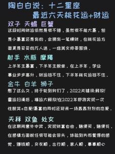 2025年星座运势：桃花财运事业大揭秘！