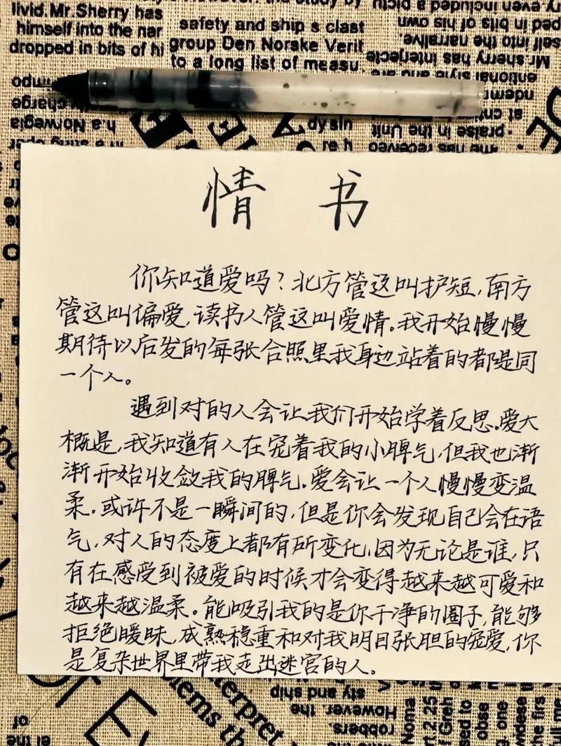 质朴情书：跨越时空的深情告白