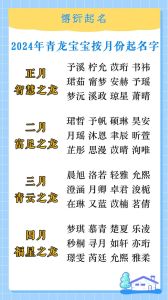 2024龙年宝宝取名大全：吉祥取名攻略推荐50佳名