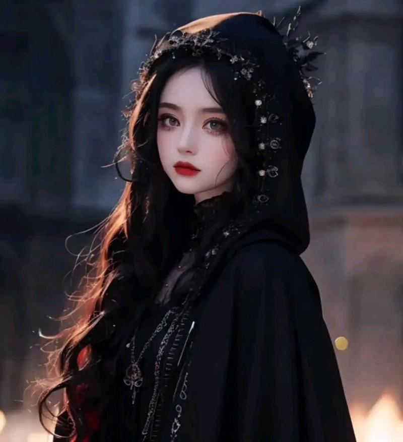 暗色系女生性格揭秘：神秘优雅的智慧魅力