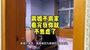 离婚不离家：冷静应对婚姻困境攻略