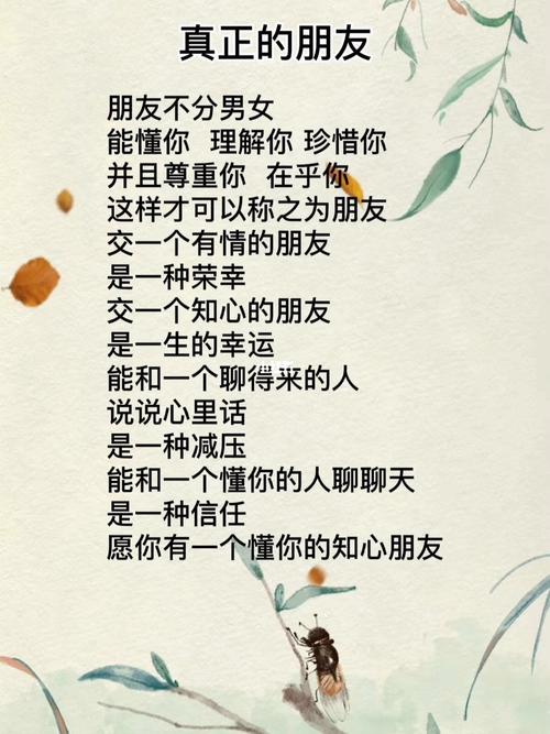 真心朋友：人生灯塔与成长伴侣的珍贵特征