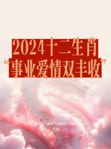 2024冬日生肖爱情：猴兔龙浪漫魅力绽放