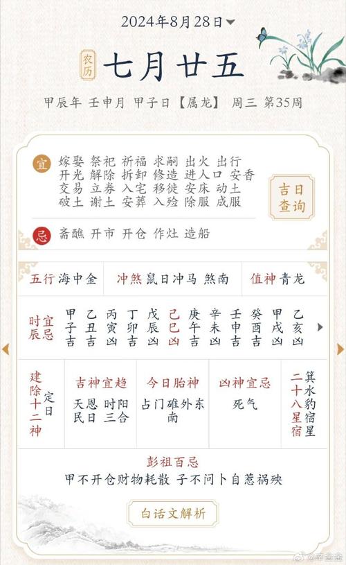 甲子日不同时辰命理特点揭秘