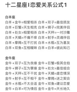 十二星座最佳配对揭秘，寻找你的灵魂伴侣