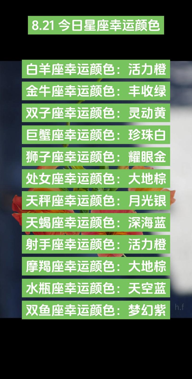 星座爱情：白羊金牛巨蟹天蝎的真诚之恋