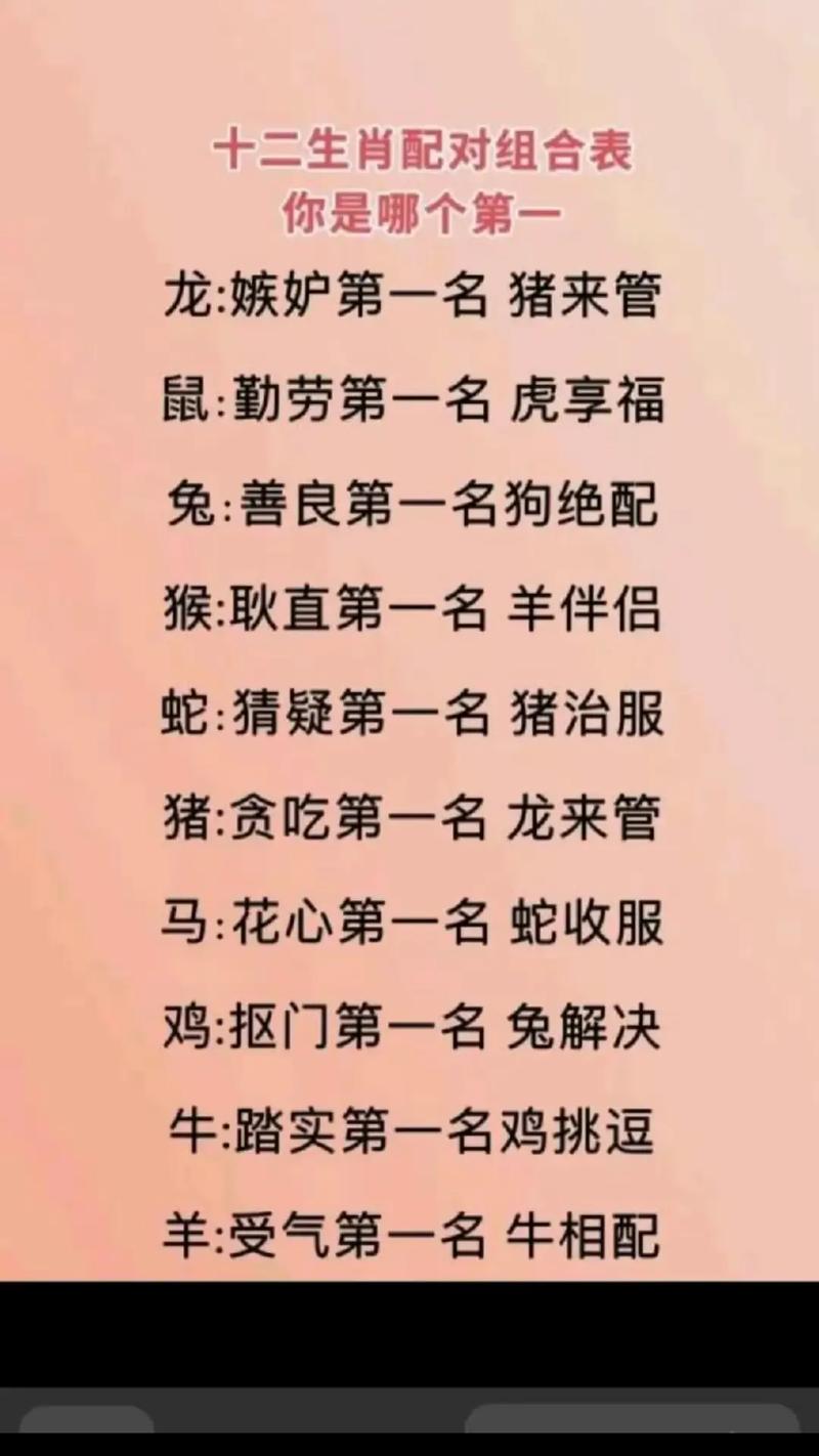 生肖配对之谜：猴蛇虎猪鼠龙组合命运解析