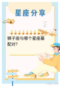 白羊座狮子座：星座配对的心动之旅揭秘
