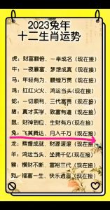 本周三大生肖运势飙升：虎兔猪好运连连，珍惜当下幸福！