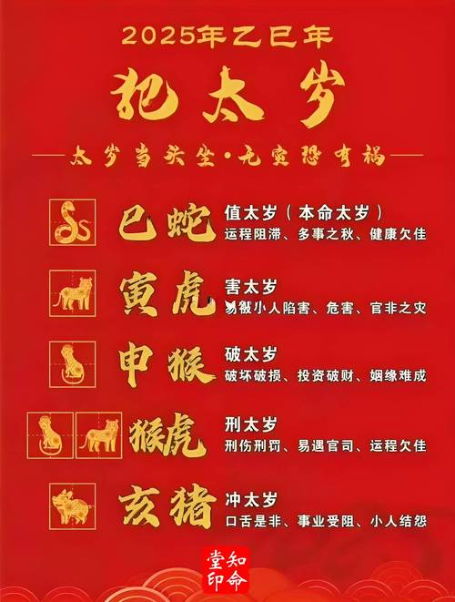 2025生肖运势大解析：鼠龙猴虎迎高峰，事业生活双赢