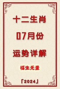 十二生肖今日运势揭秘！快来查看你的好运！
