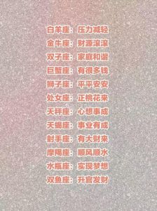 冬至星座运势揭秘：哪些星座好运连连？