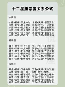 星座爱情攻略：与不同星座男相处之道