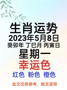 2024年12月23日生肖运势揭秘：运势起伏与幸运色