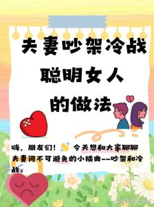 女人应对男人冷战：平衡理解与坚持的艺术