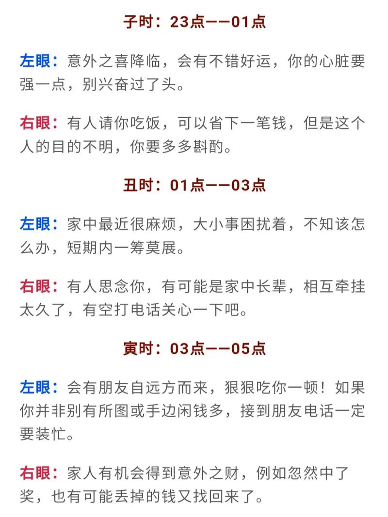 眼皮跳动揭秘：破解左跳财右跳灾之谜