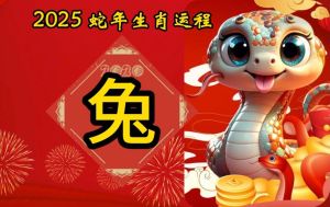 2025：鼠牛龙兔生肖好运年，财运事业双丰收