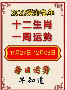 12月末生肖运势揭秘：龙鼠虎牛新一周好运指南