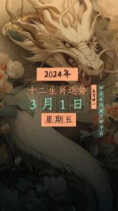 2024年生肖运势：龙兔猴好运来袭，揭秘转运秘籍！