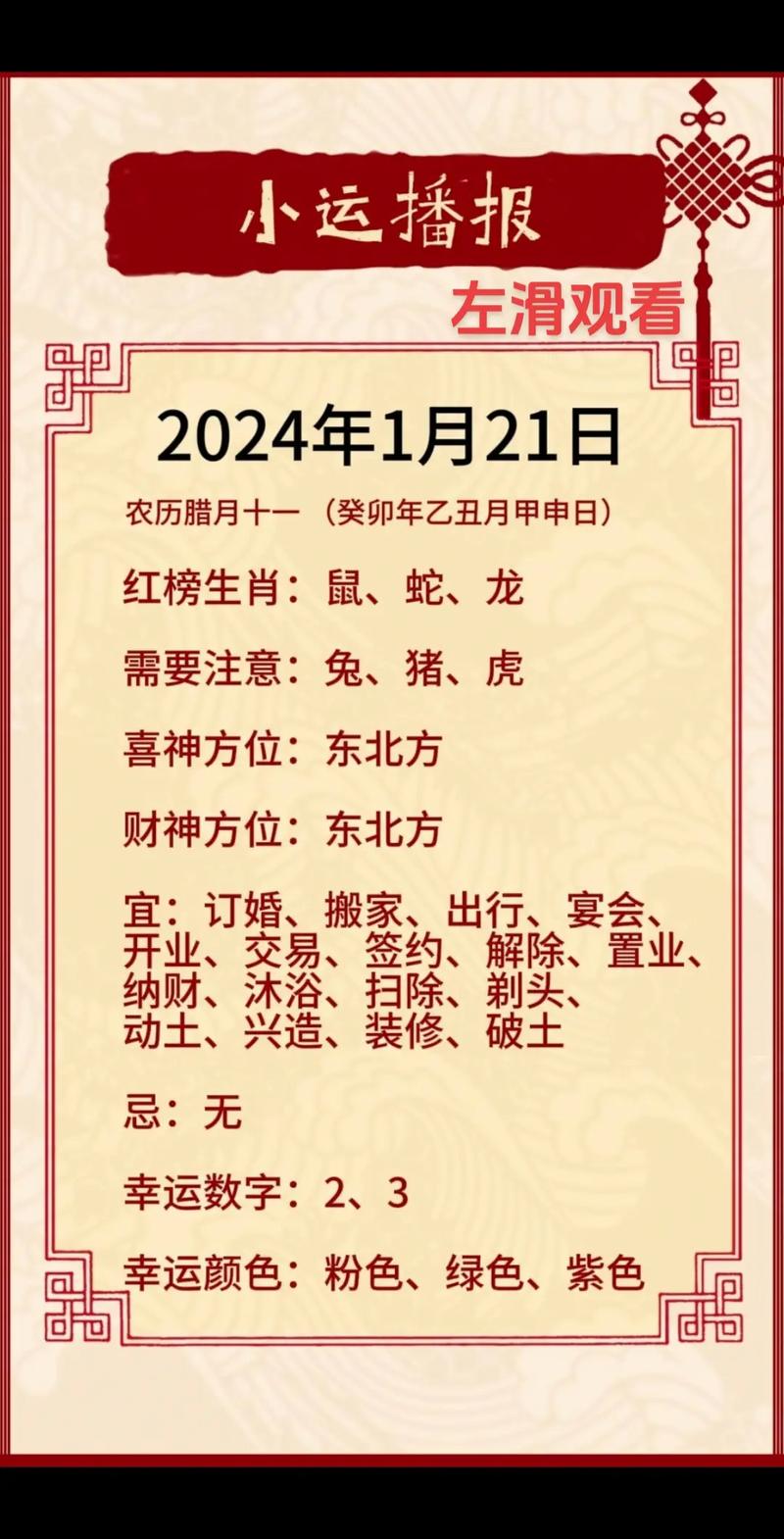 2024年12月26日-1月1日12生肖运势详解：事业财运感情揭秘！
