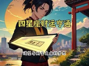 2025年运势大揭秘：四大生肖星座财运亨通年！
