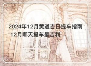 2024年12月27日吉日出行指南：幸运生肖运势解析