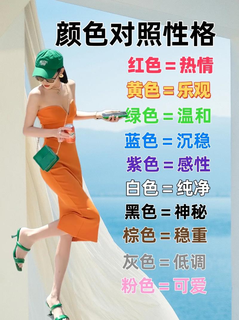 色彩心理学揭秘：颜色偏好与性格密码