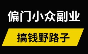 偏门致富揭秘：日赚4万投资少，诚信道德为基石