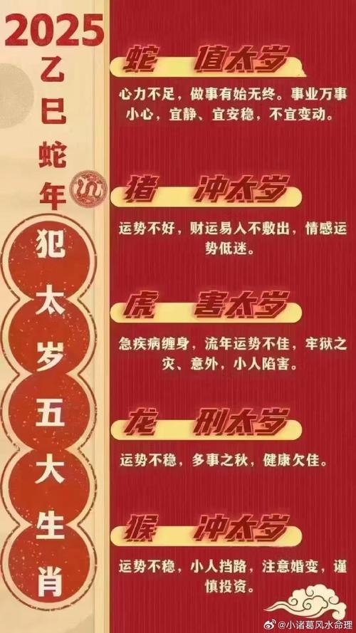 2025年生肖翻身季：龙猴兔羊三丰收，抓住机遇迎福运！