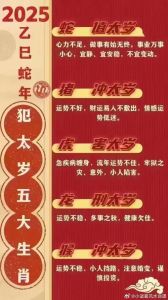 2025年生肖翻身季：龙猴兔羊三丰收，抓住机遇迎福运！