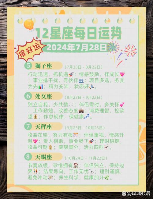 星座运势盘点：12星座事业财运感情一览