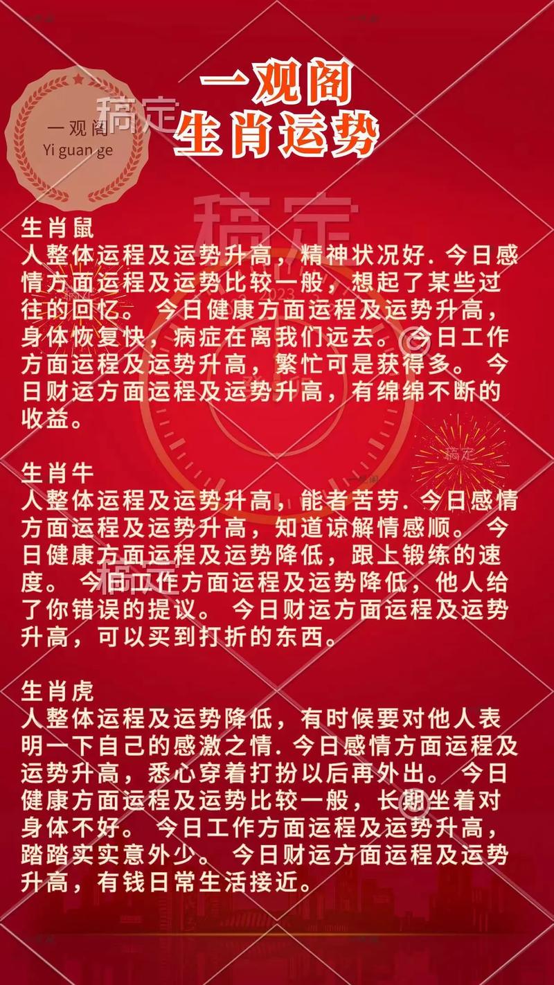2024年12月29日生肖运势揭秘！