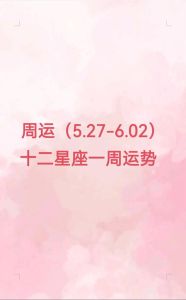一周运势揭秘：十二星座喜忧分析