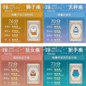 12月30日十二星座运势大揭秘！