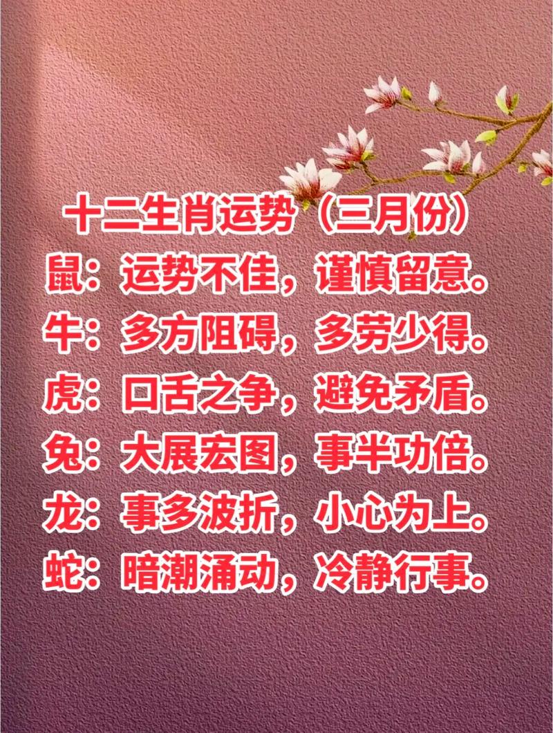 三月财运亨通：三生肖运势大爆发攻略