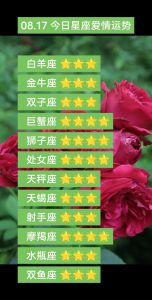深秋星座运势：白羊金牛双子狮子爱情事业双丰收