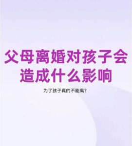 离婚影响多面：法律情感与家庭责任平衡之道