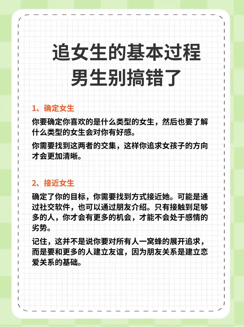 直男追求秘诀：真挚情感的行动表达