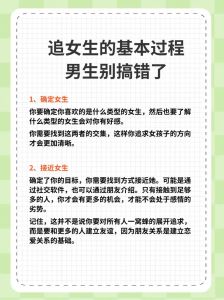 直男追求秘诀：真挚情感的行动表达