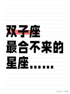 揭秘：双子座最疼爱的星座及其命中注定伴侣